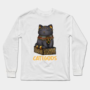 Egyptian Cat God Bastet Cat are Gods Long Sleeve T-Shirt